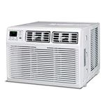 TCL 6W3ER1-A 6,000 BTU Home Office Window Air Conditioner with 8 Way Directional Cooling, LED Display and Remote for Up to 250 Square Foot Area, White