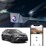 Fitcamx 4K Dash Cam Suitable for Toyota C-HR 2020 2019 2018 2017 LE Limited XLE Premium Sport Utility 4D (Model A), OEM Style Factory Look, Ultra HD 2160P Video, G-Sensor WiFi, Plug & Play, 64GB Card