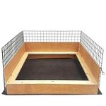 P Dot Wolf Dog Play Pen - Heavy Duty, Whelping Box/Pen for Puppies, Dog Fence, Puppy Play Pen, Cat, & Small Animal - Pet Exercise Playpen, Dog Playpen, Dog Pen Indoor/Outdoor For Breeding Puppies