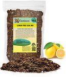 Gardenera's Premium Lemon Tree Soil Mix - Perfect Drainage and Nutrient Retention for Citrus Limon Trees - 10 Quart