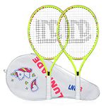 LUNNADE Tennis Racket for Kids Junior, 19/21/23/25 Inch Youth Tennis Racquet with Cover, Suitable for Beginner Boys and Girls Age 3-12