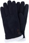 Isotoner SmartDri SmarTouch Microfiber Gloves - A30662 (Black, L/XL), Black, L/XL