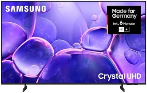 Samsung Crystal UHD U8079F 4K 50 Zoll (125 cm) LED Fernseher, Crystal Prozessor 4K, MetalStream Design, SmartThings, AI Upscaling, Gaming Hub, Knox Security, Kostenlose Inhalte, Smart TV