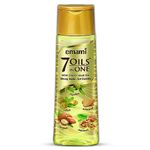 Emami 7 Oils In One Non Sticky & Non Greasy Hair Oil 20 Times Stronger Hair, Nourishes Scalp with Goodness of Almond Oil, Coconut Oil, Argan Oil and Amla Oil, 300ml