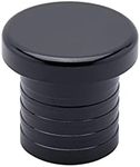 CNRAQR Alloy Aluminium 25mm Dump blow off valve Bov Blanking Plug Silicone Hose Blanking Plug Black