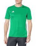 adidas Men's Tabela 23 Jersey, Team Green/White, Large