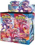 BARTOSZ Trading Card Collection Poke-Mone Playing Card Game 5 Pack 50 Card Collection Set Booster Packs,Battle Cards,Battle Game for Kids,Boys,Girls (BATTLE STYLE 5 PACK 50 CARDS)