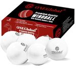 ONEGlobal Premium Windball Soft Cricket Balls | Durable, Soft Wind Balls with True Bounce and Swing | Ideal for Outdoor and Indoor Practice, Coaching and Family Fun (6-WHITE, SENIOR)