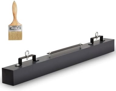 Hanging Magnetic Sweeper 48 Inches, 120 LBS Lifting Capacity Heavy Duty Towable Bar for Forklift,Magnet Double Magnetic Force Sweeper Unit, Hanging Magnet for Forklift
