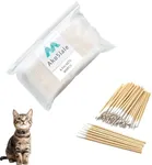 AkoSlale 800Pcs Wooden Precision Q Tips – Natural Pointed Cotton Swabs for Makeup Detailing, Nail Art, Home Crafts & Fine Cleaning | 2.9 Inch Bulk Swabs with 8 Resealable Bags