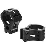 WestHunter Optics Precision 11 mm Dovetail Scope Rings, 1 Inch 30 mm 34 mm Tactical Scope Mount | Black