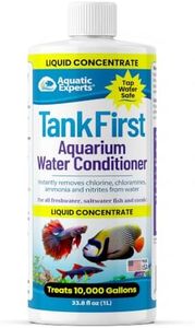 TankFirst Complete Aquarium Water Conditioner - Fish Water Conditioner, Instantly Removes Chlorine, Chloramines, and detoxifies Ammonia from Fish Tank (TankFirst Concentrate, 1 L)