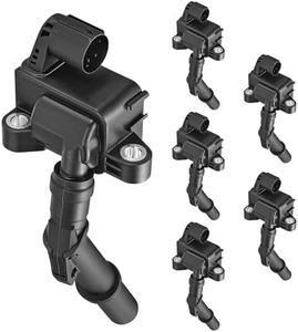 SYKRSS 6-Pack UF741 Ignition Coils Compatible with Mercedes-Benz GLE63 GLE63 GLS63 GL63 AMG GL450 GL550 SL550 E550 S550 ML350, 3.5L 4.7L 5.5L V8 - Replaces for 2769060501, 2769063700