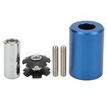 Bike Fork Star Nut Installation Tool, Easy Install Fork Star Nut Setting with Spare Screw and 1 Start Nut for Mountain Bike