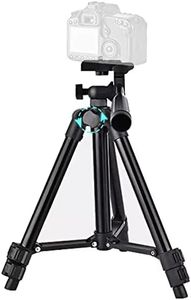 TronicXL Trépied de Table réglable en Hauteur pour Appareil Photo Reflex numérique I Compatible avec Logitech Webcam Samsung Sony Nikon Canon I Tête panoramique à manivelle Streaming