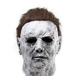 mingqing Halloween Michael Myers Mask, Halloween Latex Horror Scary Masks for Cosplay Costume (gray)