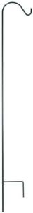 ALLWAY TOOLGATEWAY MANUFACTURING 619101 89031 84" Single Round Shepherds Hook, Black