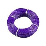 Trimmer Strimmer Line Grass Trimmer String Line Universal Nylon Cord Wire Brush cutter Weed Eater Twist Lines, 2mmX 50m (Purple)