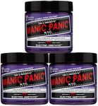 MANIC PANIC Electric Amethyst Hair Dye – Classic High Voltage - (3PK) Semi-Permanent Hair Color - Medium Violet Purple With Blue Undertones - Vegan, PPD & Ammonia-Free