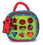 Melissa & Doug K's Kids Take-Along Shape Sorter Baby Toy With 2-Sided Activity Bag and 9 Textured Shape Blocks | Sensory Toys, Travel Shape Sorter Toys For Toddlers And Infants