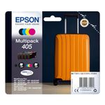 Epson 405 Suitcase Genuine Multipack, 4-colours Ink Cartridges, DURABrite Ultra Ink