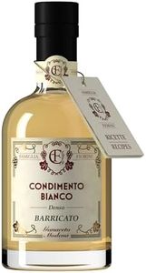 Famiglia Fiorini, Condimento Blanco Barricado, Elaborado con Uvas 100% Italianas, Envejecido en Barrica, Sabor Delicado y Suave, Ideal para Acompañar Ensaladas, Verduras, Pescado, Carne Blanca, 250 ml