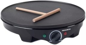 Electric Pancake Maker & Crepe Maker | Extra Large Cooking Surface | Non Stick, Easy Clean Up | Includes Utensils | Perfect for Pancakes, Crepes, Omelettes, Chapati, Roti