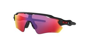 Oakley Men Rectangular Sunglasses Black Frame Red Lens Small