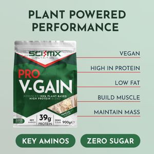 SCI-MX Pro V Gain Protein Powder, Vanilla, 900g