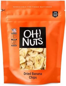 Dried Banana Chips | 3 lb - Dried Fruit Slices | Light Sugar Added | Dehydrated Fruit Bites | Packed in New York Zip-Seal Bag for Exceptional Freshness by Oh Nuts