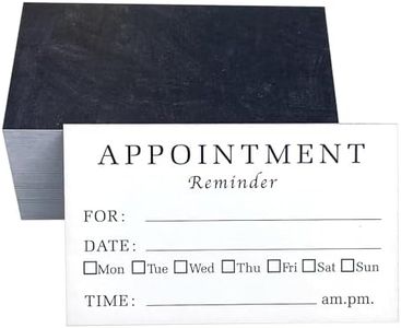 RXBC2011 Slate Black 2x3.5 Inch Appointment Reminder Cards Pack of 100 cards