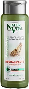 NaturVital - Champú Sensitive Revitalizante, Sin Parabenos ni Siliconas, Natural para Cabello Débil, Piel Atópica y Cuero Cabelludo Sensible, para Hombres y Mujeres, 300ml, 1 unidad