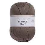 Utopia Crafts Aran Knitting and Crochet Yarn, 400g (Sand Stone)