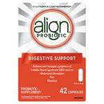 Align Probiotic Digestive Support, IBS Symptom Relief: Gas, Abdominal Discomfort, Bloating, Helps Healthy Intestinal Flora for Women & Men, 42 Capsules
