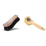 Chemical Guys Leather Cleaning Brush + Induro 7 Interior Detailing Brush Bundle