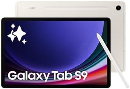 Samsung Galaxy Tab S9, S Pen in-Box, 27.81 cm (11 inch) Dynamic AMOLED 2X Display, RAM 12 GB, ROM 256 GB Expandable, Wi-Fi + 5G Tablet, Beige