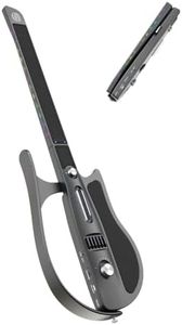 INGPARTNER Stringless Smart Guitar, Portable and Foldable with App Control, Chord Generator, Travel Backing Guitarra Built-in Drum Machine & Speakers, No Strings Attached for Beginners & Bands, Black