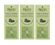 Price's Candles - Chef's Candle Tea Lights 10 Pack x 3 (30 Candles)