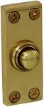 RCH Hardware 6053PB Doorbell Push Button, Polished Brass