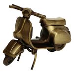 ITOS365 Brass Antique Scooter Model Showpiece (Brown_5.5 Inch X 2 Inch)