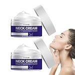 Uoohe Neck Cream, Tighten & Lift Firming Neck Cream for Crepey Skin, Tighten and Lift Neck Cream, Neck and Chest Firming Cream Tightening Lifting Sagging Skin, Double Chin Reducer (60g)