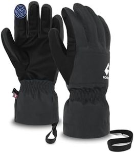 Pioneer Camp Winter Ski Gloves Men Women Waterproof Primaloft Gold Insulation Touchscreen Warm Snow Gloves for Snowboarding
