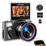 4K Digital Camera for Photography, 
