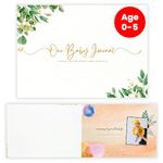 Baby Record Book (Baby Memory Book Journal) - A Premium Milestone Album for 0-5-Year Baby Girl/Boy | 98 Pages | Best Gift for Pregnancy, Shower Party, New Born & New Parents [with Pocket]