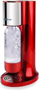 Wassersprudler Sprudler zum Aufsprudeln von Wasser Kohlensäure für Wasser Siphonflasche rot AquaDream