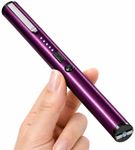 Purple MagiUSA Tazer Stun Gun Pen, USB Rechargeable with LED Light