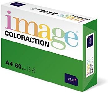 IMAGE Antalis ColorAction Ramette 500 feuilles papier couleur pour Imprimante jet d'encre/laser/Copieur 80g A4 Dublin/Vert mousse