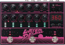 Ibanez LD303 Layer Delayer Effects Pedal for Electric Guitar | digital delay, analog delay and tape echo | Tone & Filter Shaping | Auto-Panning | MIDI Control | FX Loop