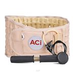 ACi Spinal Decompression Belt, Lumbar Support, Inflatable Air Pump, Beige, Lower Back Pain Relief