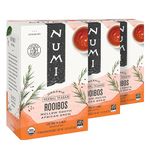 Numi Organic Tea Rooibos, Herbal Teasan, 18 Count Tea Bags (Pack of 3)